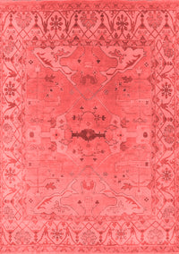 Oriental Red Traditional Rug, urb1415red