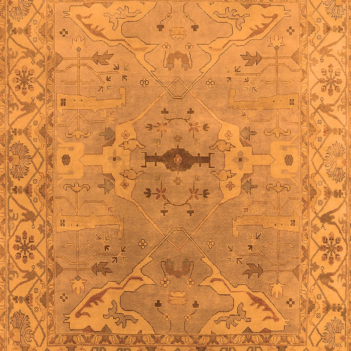 Oriental Orange Traditional Rug, urb1415org