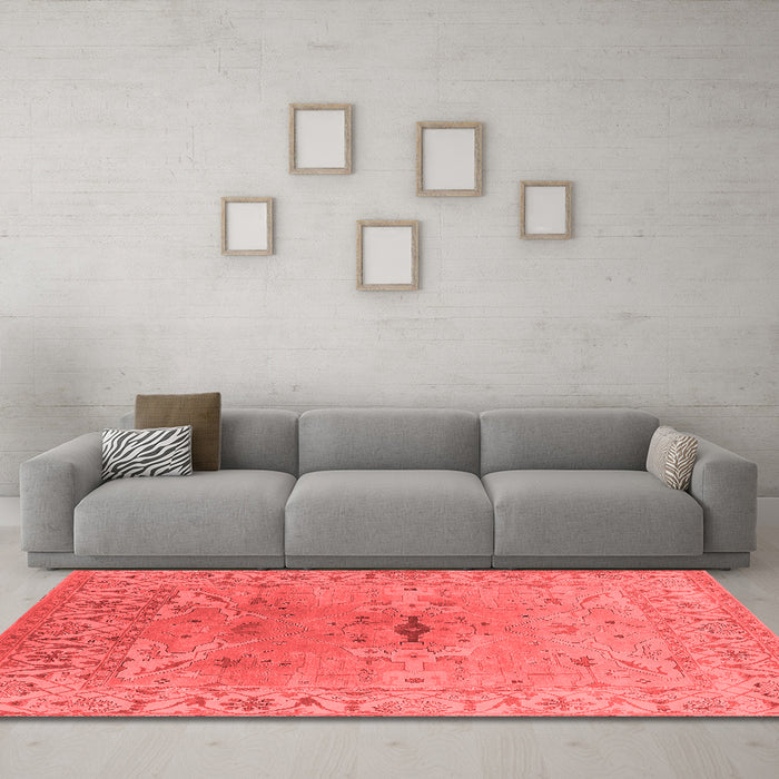 Traditional Red Washable Rugs
