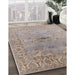 Machine Washable Industrial Modern Rose Dust Purple Rug in a Family Room, wshurb1415
