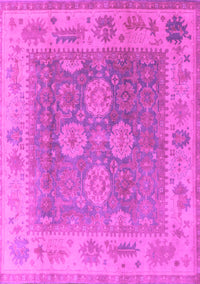 Oriental Pink Traditional Rug, urb1416pnk