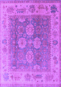 Oriental Purple Traditional Rug, urb1416pur