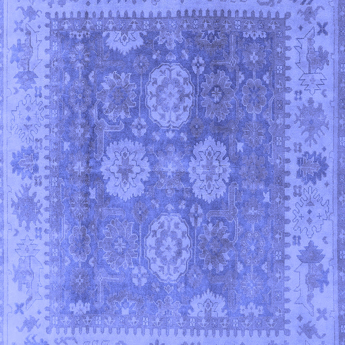 Oriental Blue Traditional Rug, urb1416blu