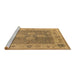 Sideview of Machine Washable Oriental Brown Traditional Rug, wshurb1416brn