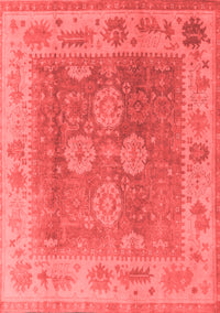 Oriental Red Traditional Rug, urb1416red