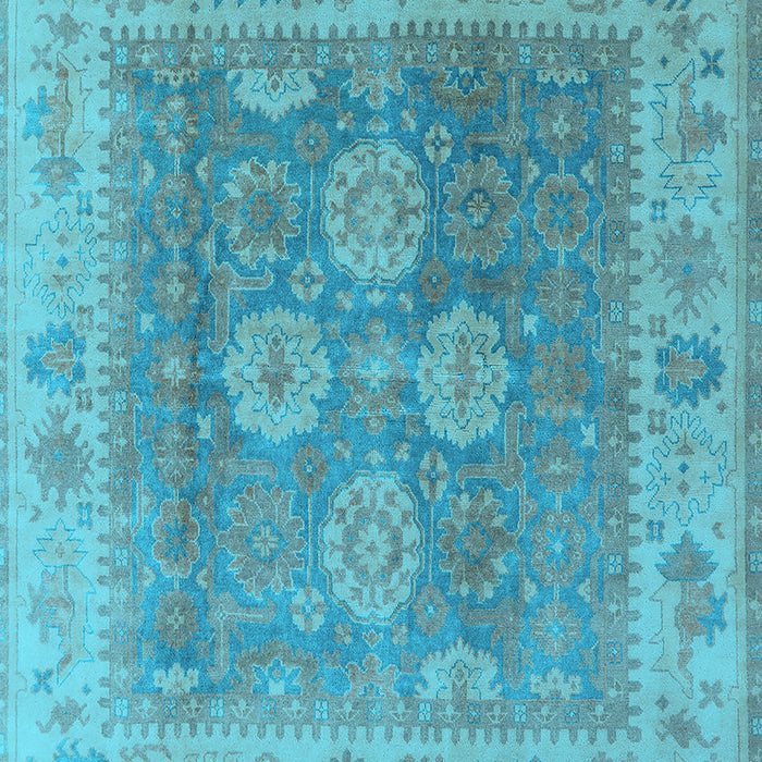 Oriental Light Blue Traditional Rug, urb1416lblu