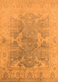 Oriental Orange Traditional Rug, urb1417org