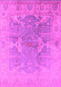 Oriental Pink Traditional Rug, urb1417pnk