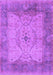 Oriental Purple Traditional Rug, urb1418pur