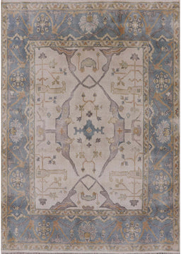 Mid-Century Modern Rosy Brown Pink Oriental Rug, urb1418