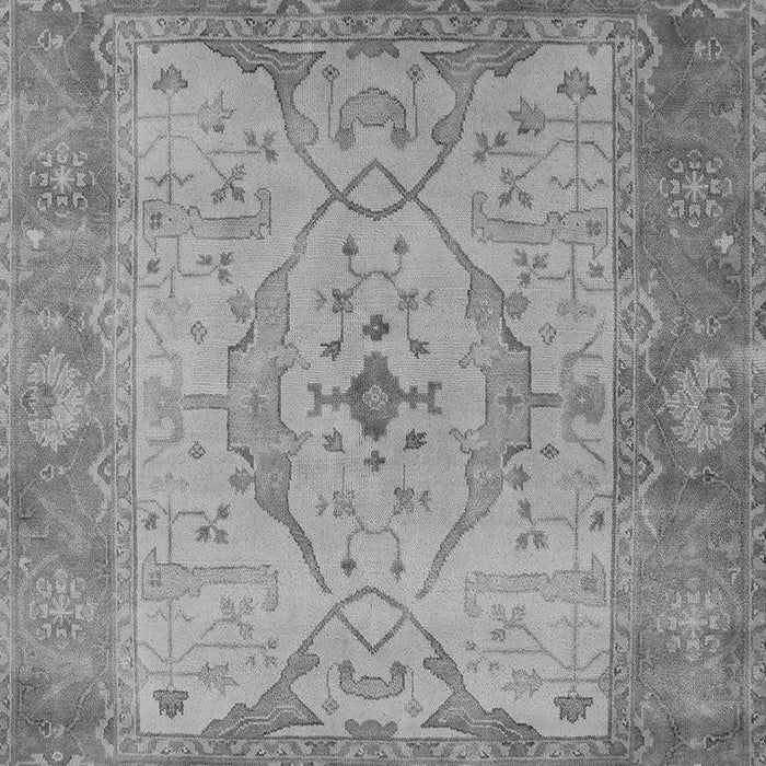 Machine Washable Oriental Gray Traditional Rug, wshurb1418gry