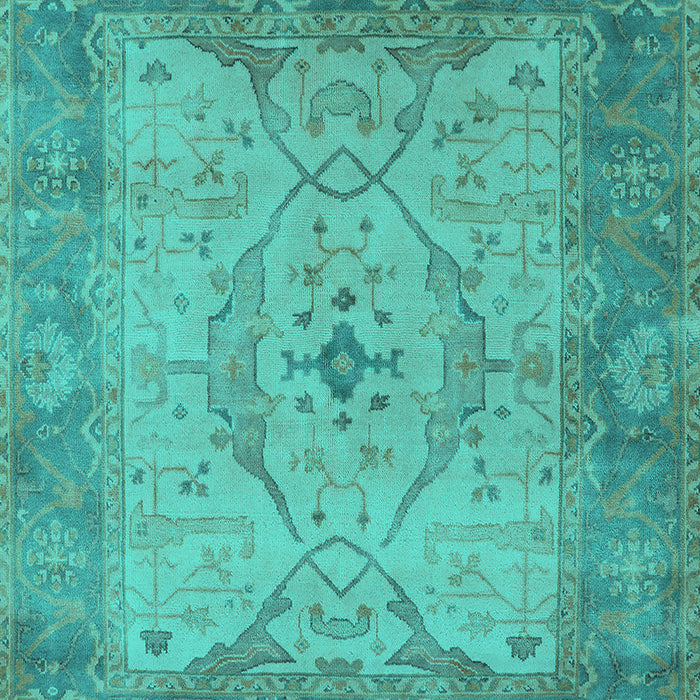 Oriental Turquoise Traditional Rug, urb1418turq