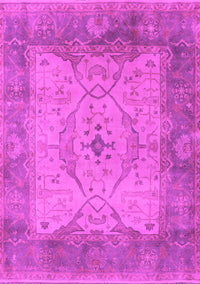 Oriental Pink Traditional Rug, urb1418pnk