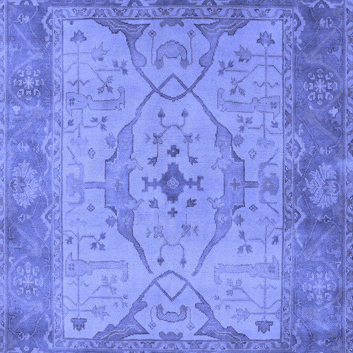 Oriental Blue Traditional Rug, urb1418blu