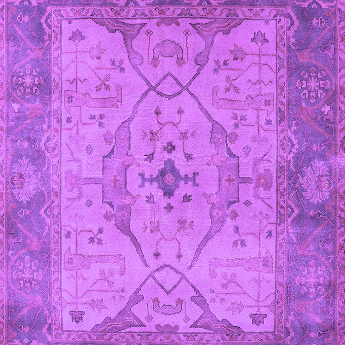 Machine Washable Oriental Purple Traditional Area Rugs, wshurb1418pur