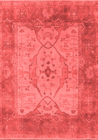 Oriental Red Traditional Rug, urb1418red