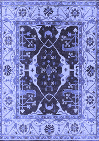 Oriental Blue Traditional Rug, urb1419blu