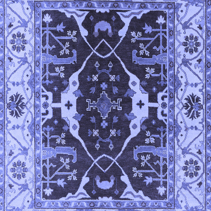 Oriental Blue Traditional Rug, urb1419blu