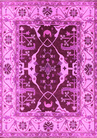 Oriental Pink Traditional Rug, urb1419pnk