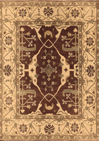 Oriental Brown Traditional Rug, urb1419brn