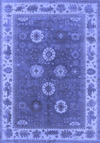 Oriental Blue Traditional Rug, urb1420blu