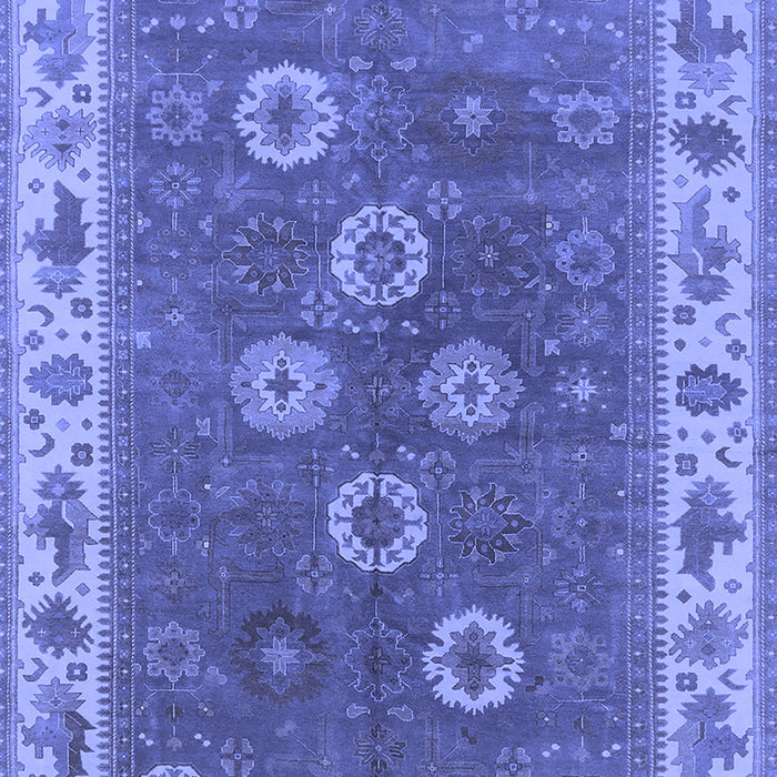 Oriental Blue Traditional Rug, urb1420blu