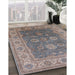 Machine Washable Industrial Modern Sandstone Brown Rug in a Family Room, wshurb1421