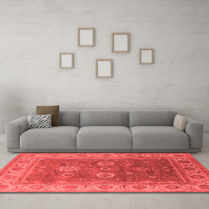 Traditional Red Washable Rugs