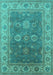 Oriental Turquoise Traditional Rug, urb1421turq