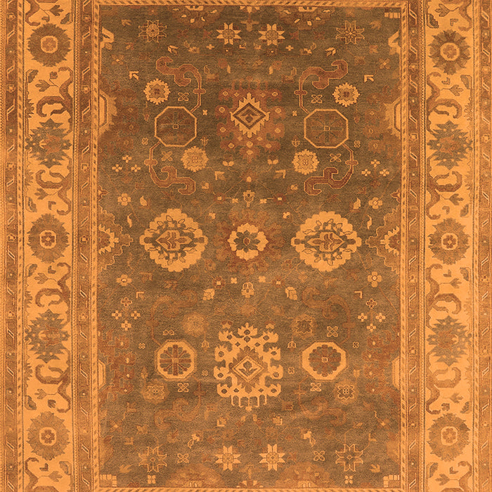 Oriental Orange Traditional Rug, urb1421org