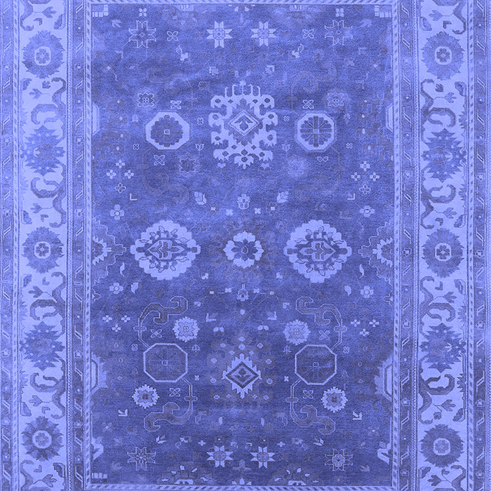 Oriental Blue Traditional Rug, urb1421blu