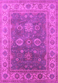 Oriental Pink Traditional Rug, urb1421pnk