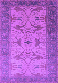 Oriental Purple Traditional Rug, urb1422pur