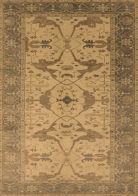 Oriental Brown Traditional Rug, urb1422brn