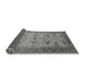 Sideview of Oriental Gray Traditional Rug, urb1422gry