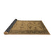 Sideview of Oriental Brown Traditional Rug, urb1422brn