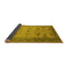 Sideview of Oriental Yellow Traditional Rug, urb1422yw