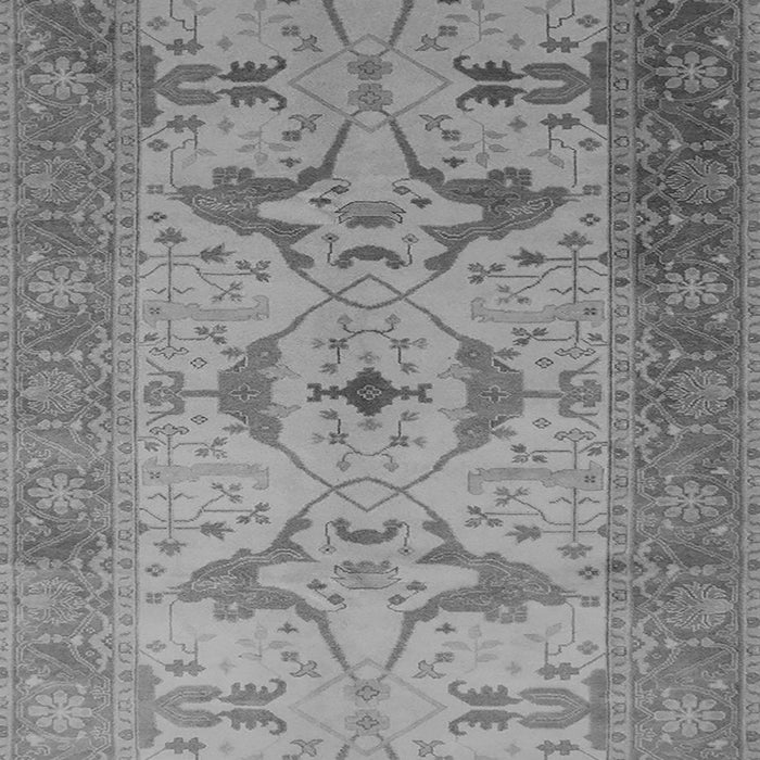 Machine Washable Oriental Gray Traditional Rug, wshurb1422gry