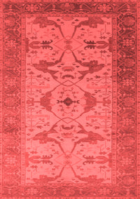Oriental Red Traditional Rug, urb1422red