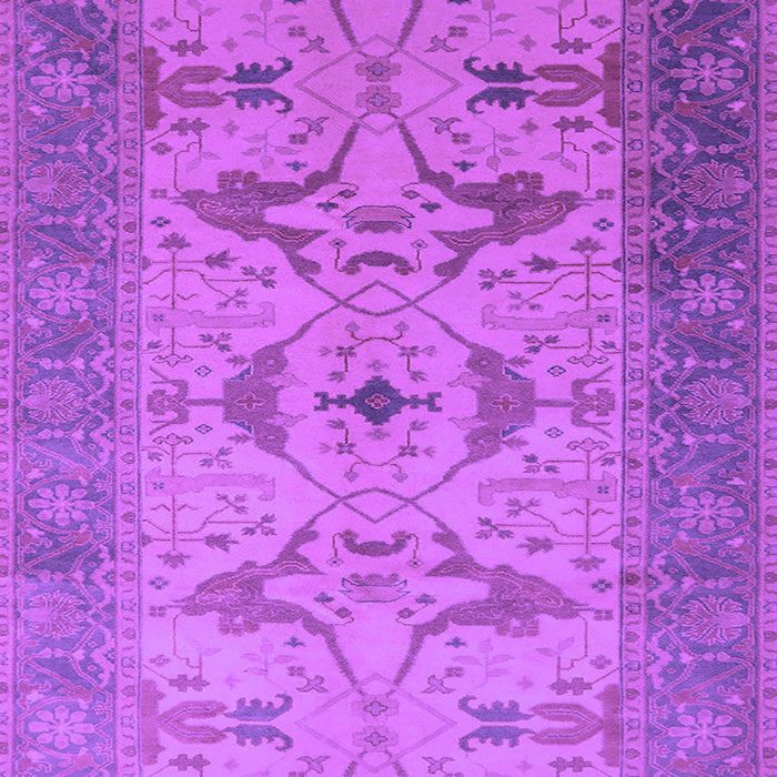 Machine Washable Oriental Purple Traditional Area Rugs, wshurb1422pur