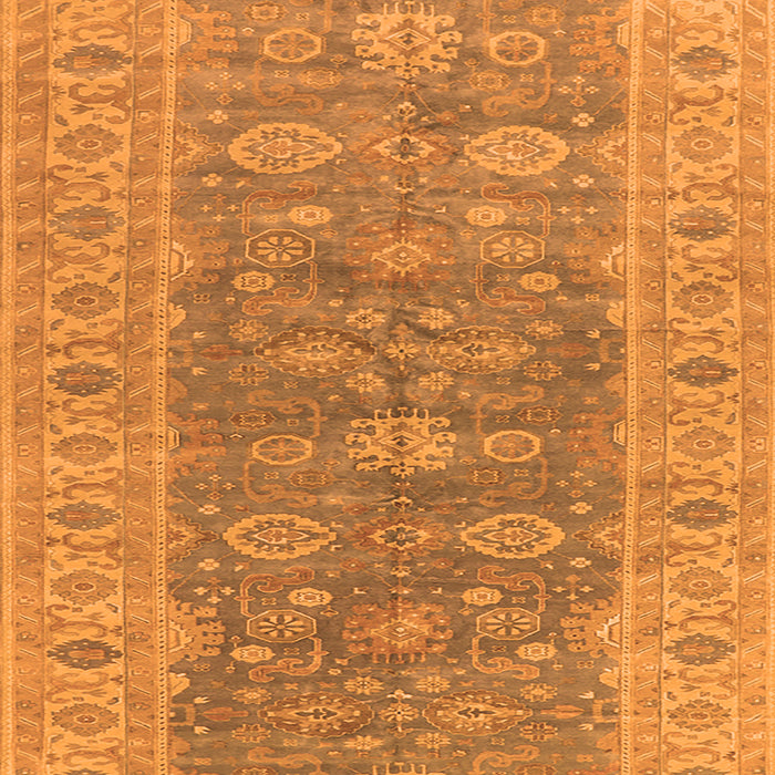 Oriental Orange Traditional Rug, urb1423org