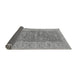 Sideview of Oriental Gray Traditional Rug, urb1423gry