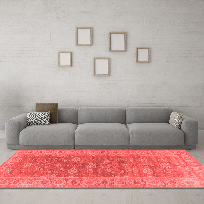 Traditional Red Washable Rugs