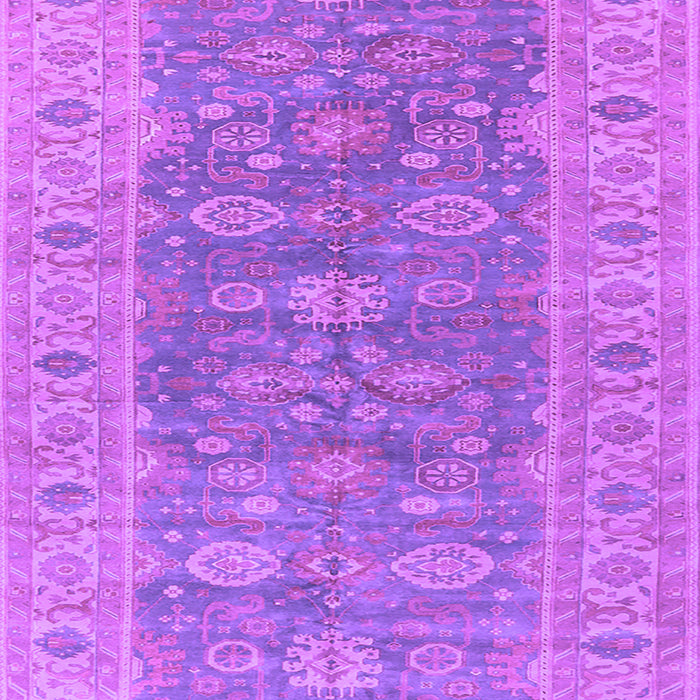 Machine Washable Oriental Purple Traditional Area Rugs, wshurb1423pur