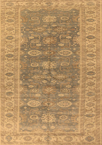 Oriental Brown Traditional Rug, urb1423brn