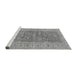 Sideview of Machine Washable Oriental Gray Traditional Rug, wshurb1423gry