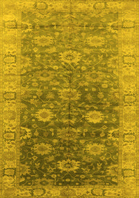 Oriental Yellow Traditional Rug, urb1424yw