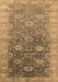 Oriental Brown Traditional Rug, urb1424brn