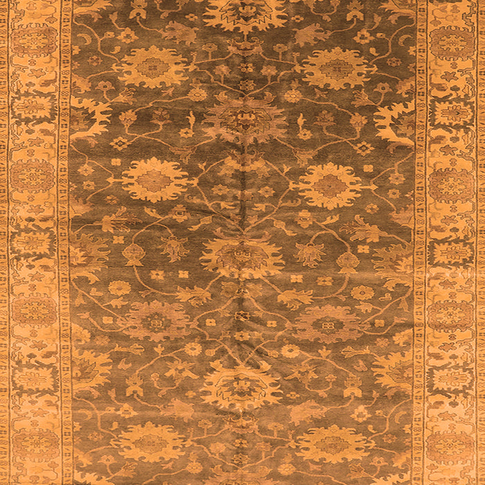 Oriental Orange Traditional Rug, urb1424org