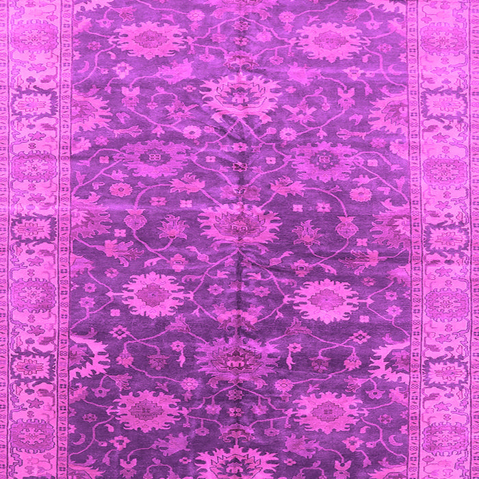 Machine Washable Oriental Pink Traditional Rug, wshurb1424pnk